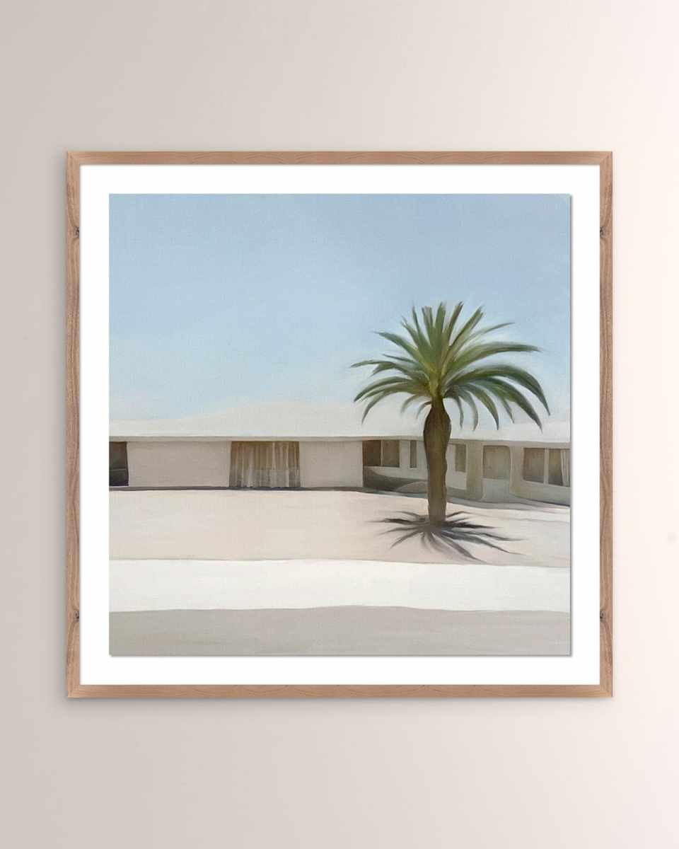 "Distorted Landscape 04" Framed Giclee by Roseanne Kenny